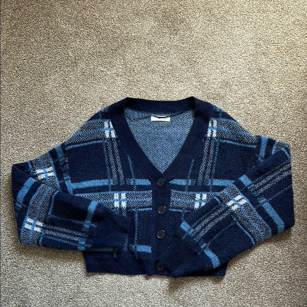 L.A. Hearts Navy and Light Blue Knit Sweater